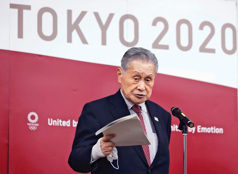 日本東京奧運暨帕運組織委員會會長森喜朗因涉及性別歧視的發言引發爭議，國際奧林匹克委員會（IOC）今天聲明表示，森喜朗最近的發言完全不適當。   圖／美聯社／達志影像