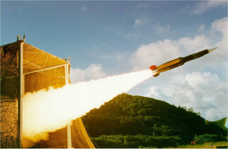 雄風3型超音速反艦飛彈。   圖：取自國家中山科學研究院