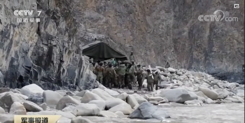 印度軍隊和中共軍隊 12 月 9 日在印度阿魯納恰爾邦（Arunachal Pradesh）的達旺縣（Tawang）的邊境地區發生衝突。（示意圖）   圖：翻攝自《央視》