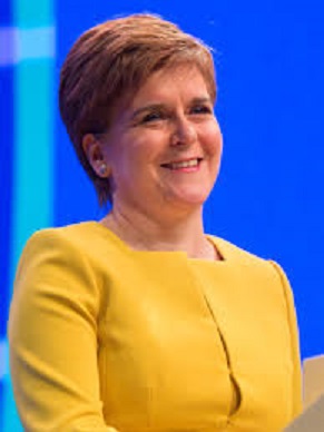 蘇格蘭首席部長史特金。   圖 : 翻攝自維基百科