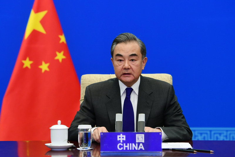 中國外交部長王毅日前在記者會上表示，兩岸必然統一，中國政府在台灣問題上沒有妥協餘地、沒有退讓空間。   圖：翻攝中國外交部官網（資料照片）