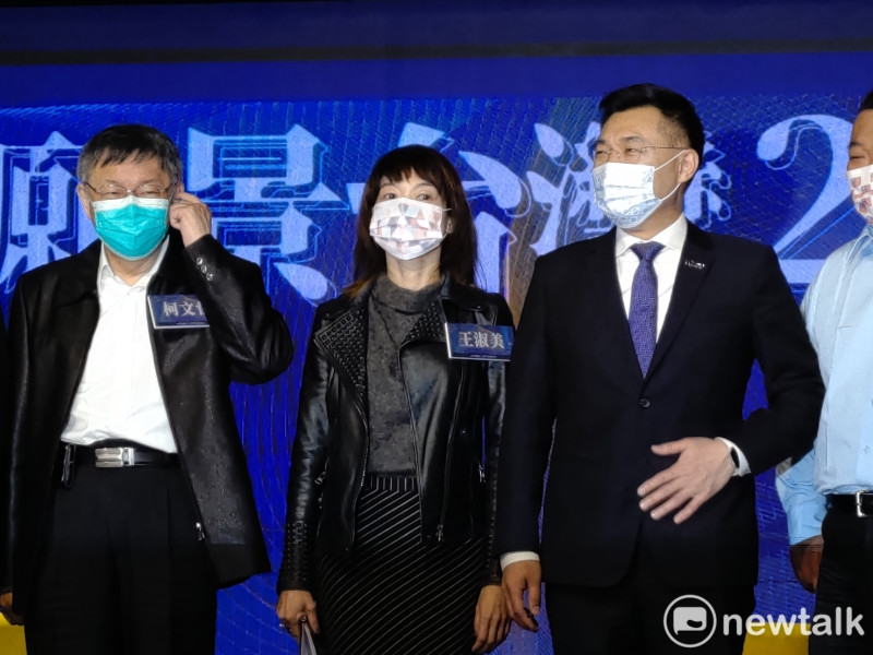 國民黨主席江啟臣邀請台北市長柯文哲，一起去找總統蔡英文談地方縣市自購疫苗。   圖：黃建豪/攝（資料照）