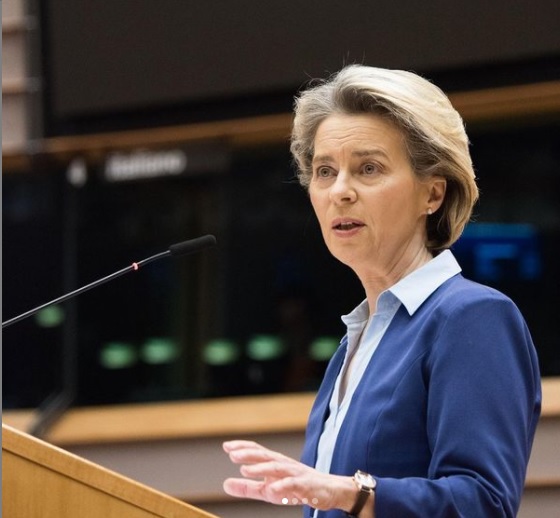 歐盟執委會主席范德賴恩（Ursula von der Leyen ）。   圖：翻攝范德賴恩IG