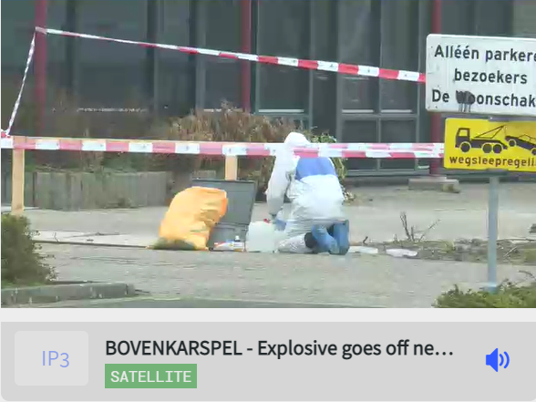 博芬卡斯珀爾鎮（Bovenkarspel）發生爆炸   圖:擷取自推特