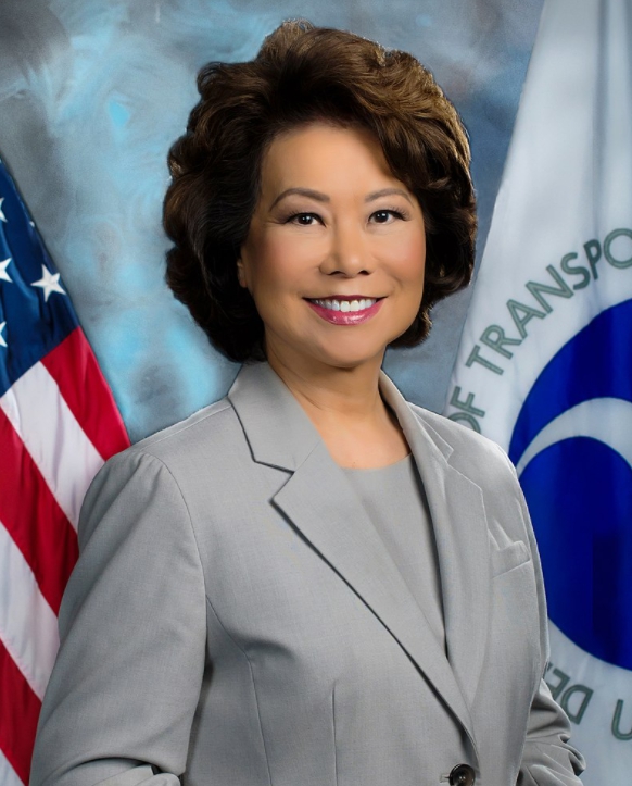 美國前勞工部長趙小蘭（Elaine Lan Chao）。   圖 : 翻攝自維基百科