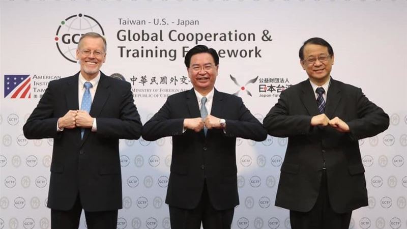 「全球合作暨訓練架構」（GCTF）創立5週年記者會。   （圖／取自AIT臉書）(資料照片)