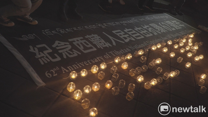 「310西藏抗暴日62週年」紀念晚會今(10)晚在自由廣場舉行。   圖：讀者提供