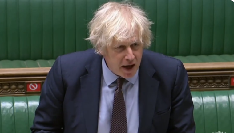 英國首相強森（Boris Johnson）表示，Delta病毒導致英國染疫人數爆增，將延長防疫警戒到7月19日。   圖：翻攝自Boris Johnson Twitter