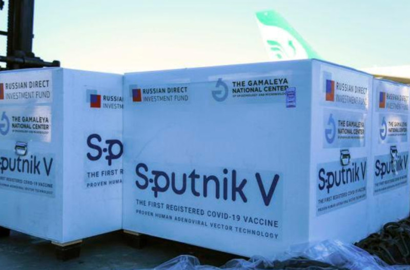 俄羅斯生產的衛星五號（Sputnik V）疫苗。   圖：翻攝自環球時報
