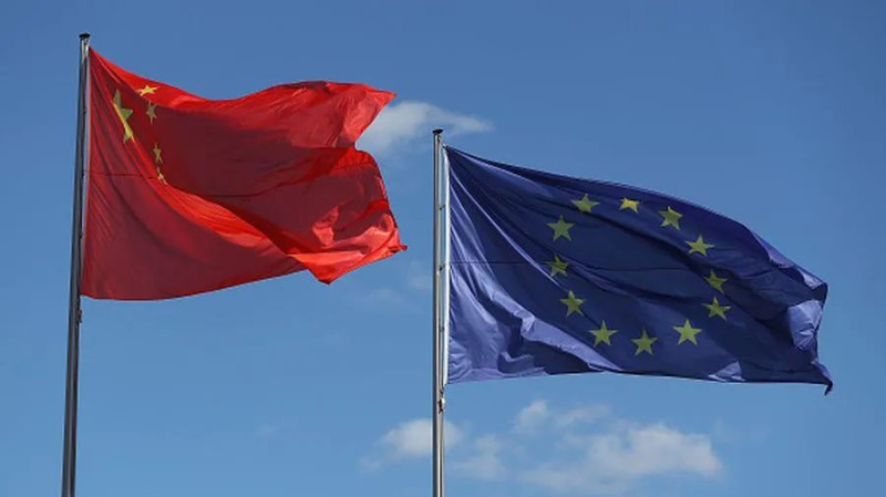 在歐盟當地時間22日宣布制裁中國官員後，中歐關係陷入緊張。   圖 : 翻攝自環球網
