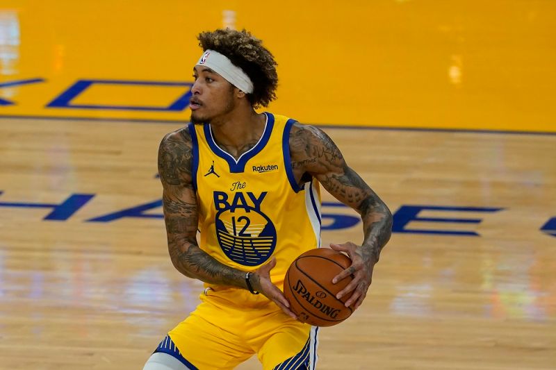 Kelly Oubre Jr.本季被交易到勇士，目前傳出勇士正積極兜售他，但勇士主帥希望球隊留下他。   圖：取自美聯社／達志影像