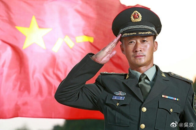 中國男星吳京被中國網友視為「愛國藝人」代表。   圖：翻攝自吳京微博