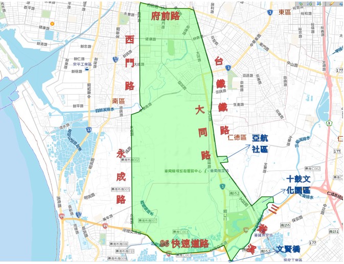 台南市仁德區、中西區、南區、東區等4區部分區域將停水44小時，配合台鐵施工。   圖：自來水公司第六區管理處提供