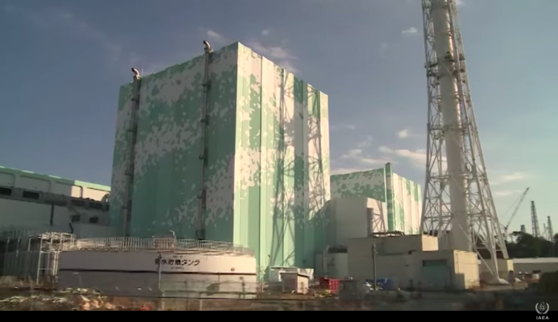 福島第一核電廠。   圖：翻攝自IAEA youtube影片