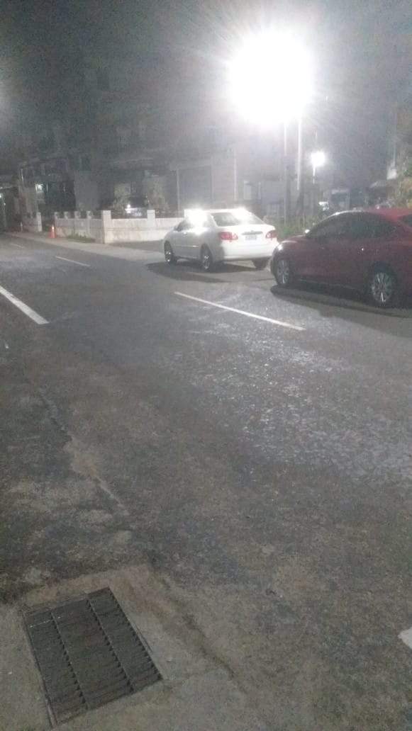 嘉義地區昨天昨天傍晚下雨，但隨即又停了，讓大家空歡喜一場。   圖：取自范欽章臉書