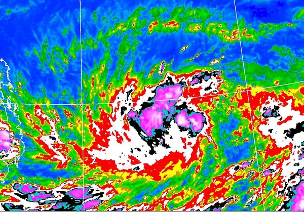 氣象局表示，「舒力基」颱風有可能增強為強烈颱風。   圖：中央氣象局／提供