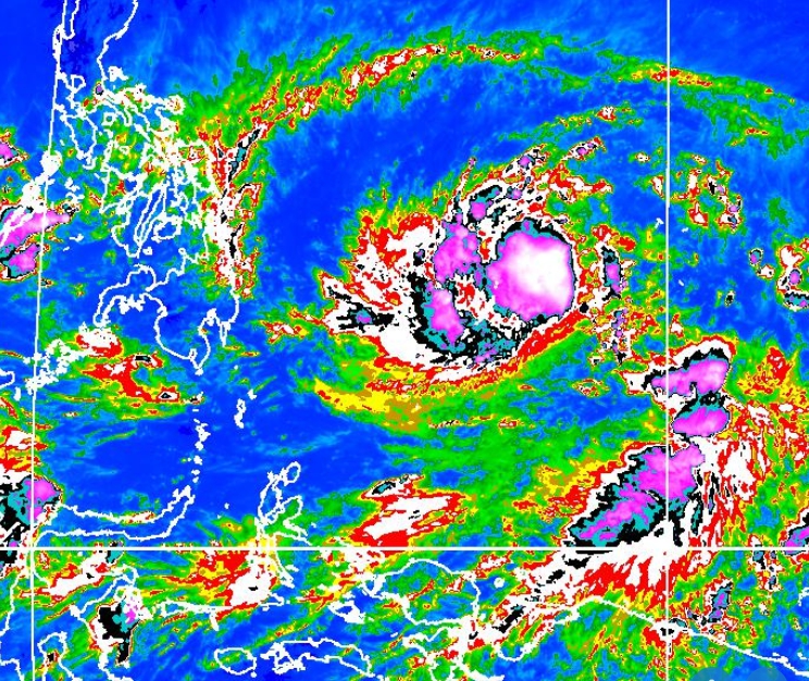 氣象專家吳德榮表示，「舒力基」颱風在4至5天內將發展至最強。   圖：中央氣象局／提供