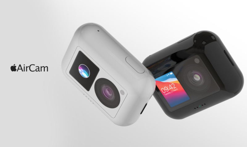 傳蘋果將推出運動相機「AirCam」。   圖：截取自Antonio DeRosa的網站