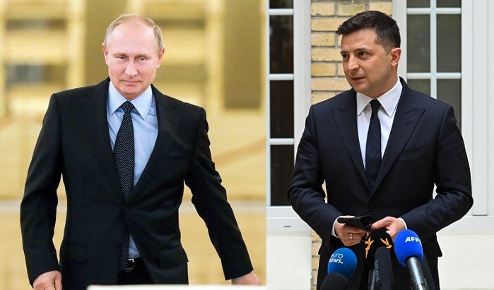 俄羅期總統普丁、烏克蘭總統澤倫斯基。   圖：新頭殼合成