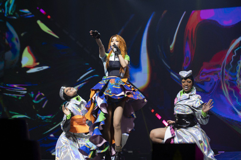 蔡依林昨晚在台北小巨蛋舉辦第二場「Ugly Beauty世界巡演演唱會」。   圖：凌時差／提供