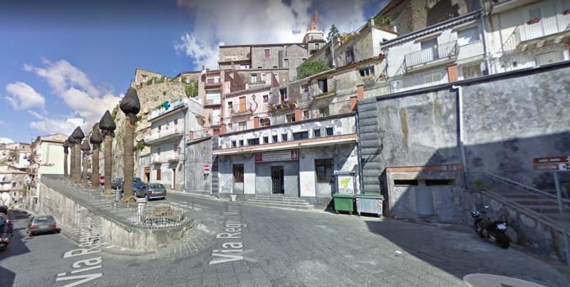 西西里堡(Castiglione di Sicilia)小鎮。   圖：翻攝自Google街景視圖