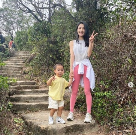 她近日透露第二胎流產，遭網友質疑是否與接種新冠疫苗有關。&nbsp;&nbsp;&nbsp;圖：翻攝自林芊妤IG