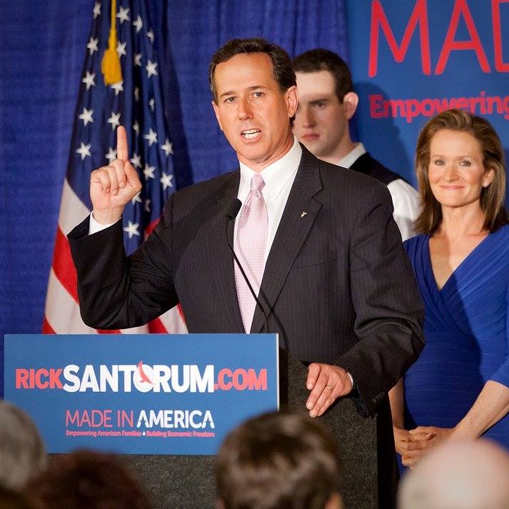 桑托勒姆爆出貶低美國原住民的言論，引發各界批評。   圖：翻攝自Rick Santorum臉書