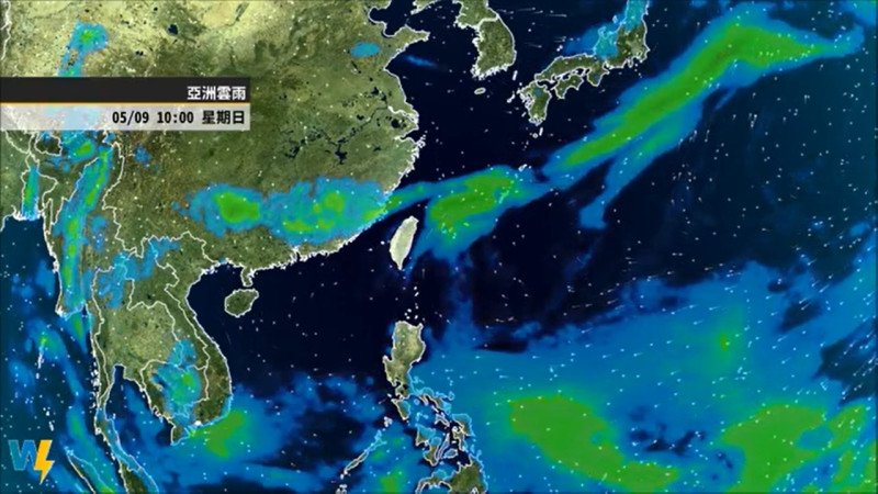 受到副熱帶高壓影響，台灣未來10天都將持續高溫少雨的天氣。   圖：翻攝自彭啟明臉書
