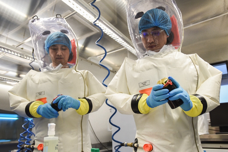 武漢P4實驗室一直被認為是新冠病毒的來源之一。   圖：翻攝自人民網