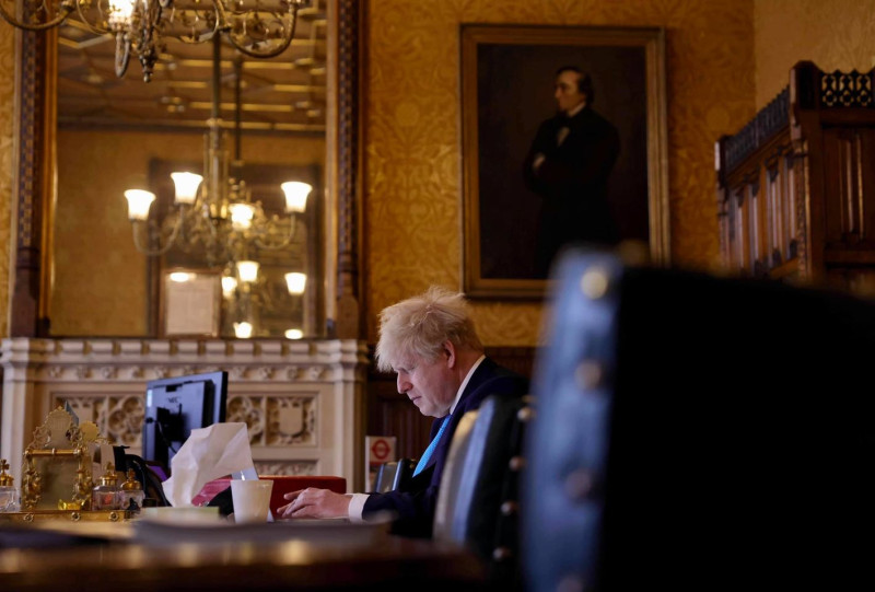 英國首相強生（Boris Johnson）宣布，從下周開始放寬英格蘭的封城令。   圖：翻攝自強生臉書