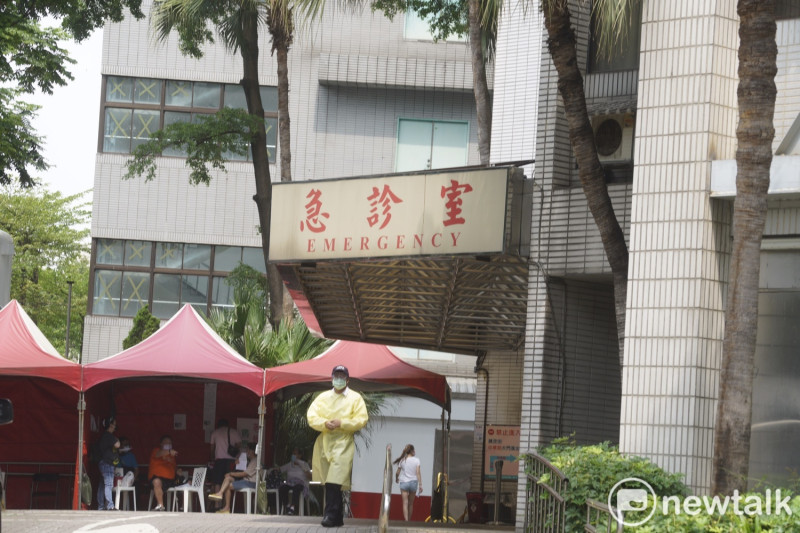 台北市立和平醫院急診室。      圖：張良一/攝
