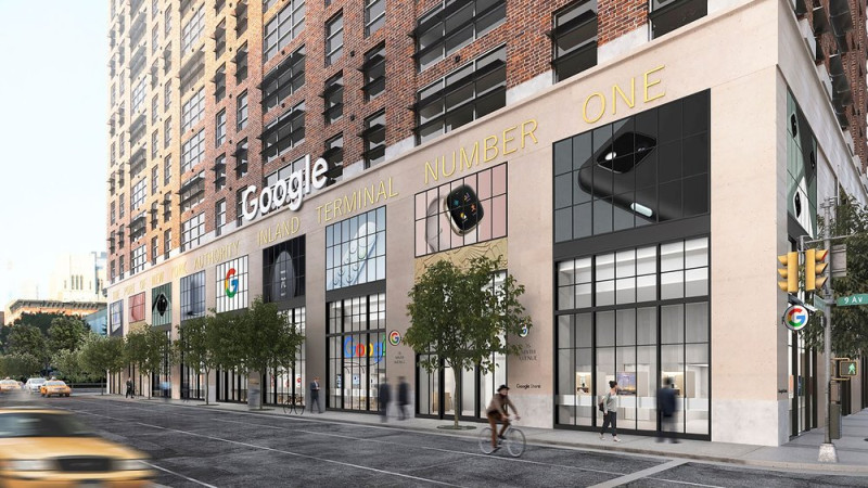 Google即將在美國紐約開第一家實體店面。   圖：翻攝自Google