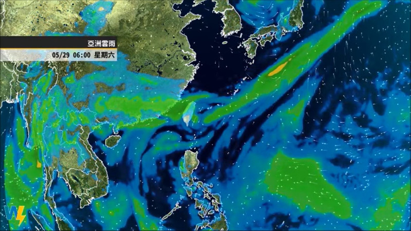 這週將有2鋒面靠近台灣，彭啟明預測將會有強烈雨勢。   圖：翻攝自彭啟明臉書