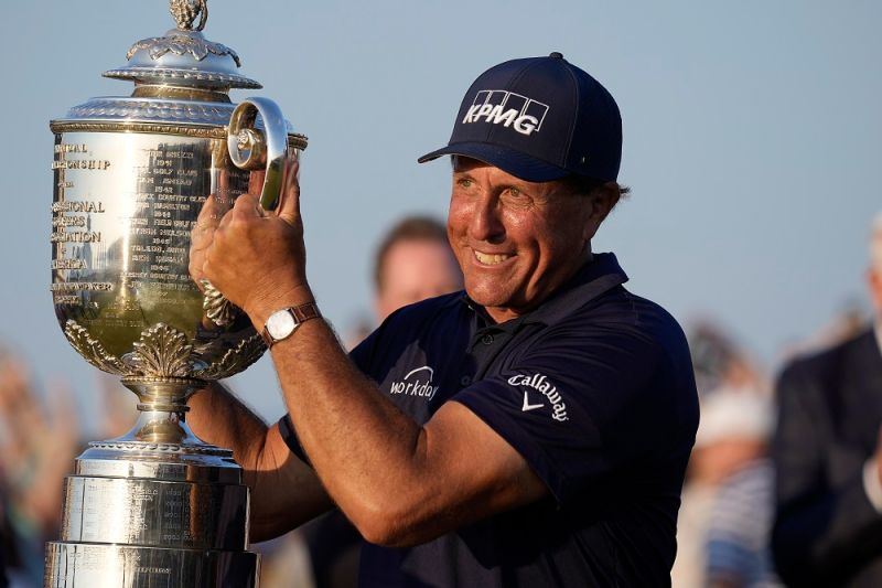 Phil Mickelson奪美國PGA錦標賽。   圖／美聯社／達志影像