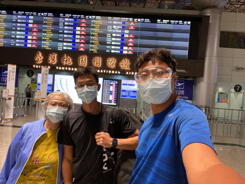 我國前網球一哥盧彥勳昨晚隻身搭飛機前往法國，備戰30日開打的大滿貫法國網球公開賽。   圖／取自盧彥勳臉書