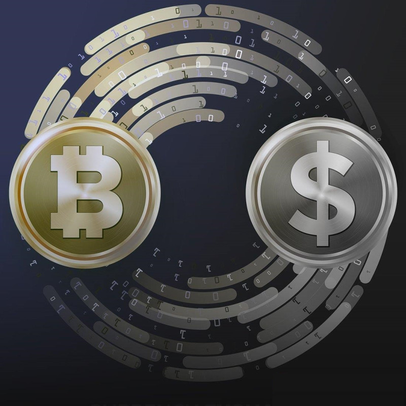 分析師認為比特幣幣值有望達到400萬美元，圖為加密貨幣示意圖。   圖：取自Bitcoin.com臉書