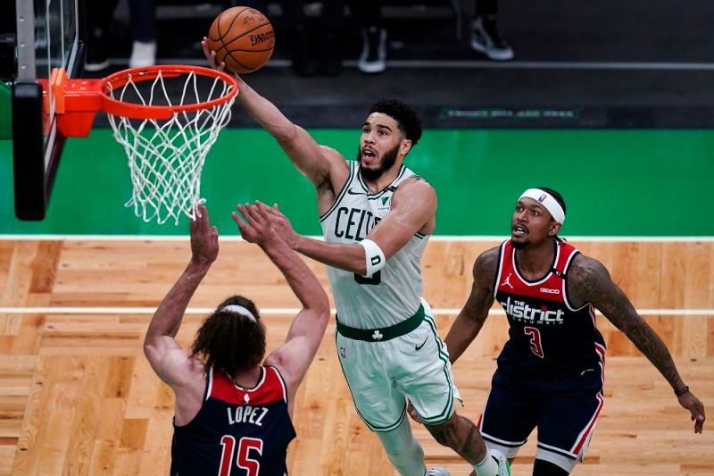 塞爾提克球星Jayson Tatum。   圖／美聯社／達志影像