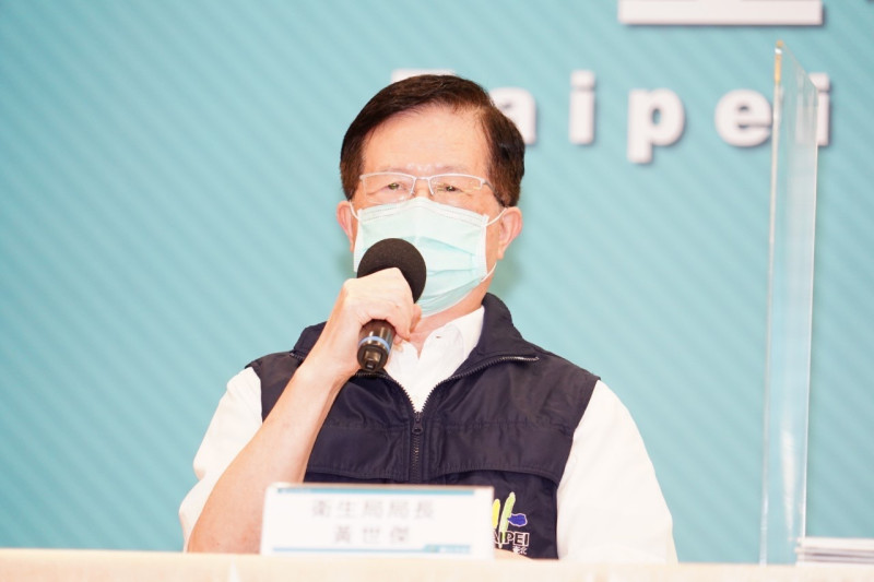 台北市衛生局長黃世傑。   圖：台北市政府 / 提供（資料照）