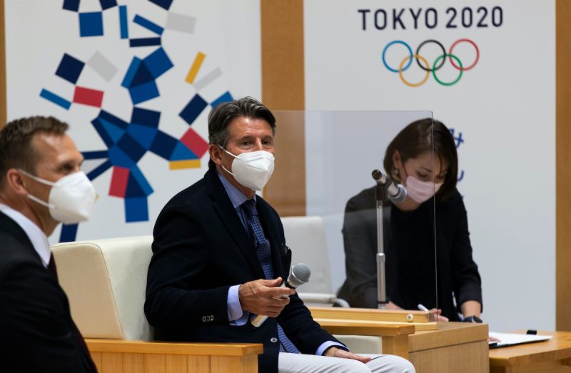 國際奧委會主席巴赫（中）在奧運開幕前的訪日行程敲定7月中之前成行。   圖／美聯社／達志影像