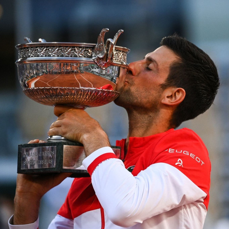 喬科維奇已連續在澳網、法網、溫網奪冠。   圖：翻攝Novak Djokovic臉書