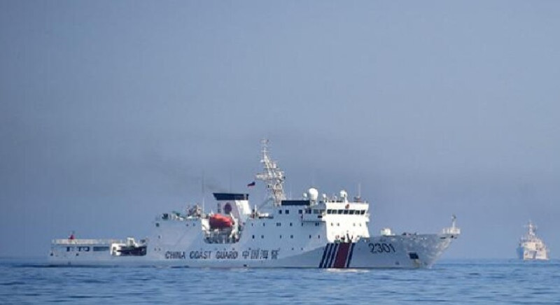 日本海上保安廳證實20日有4艘中國海警局船隻在釣魚台海域航行。圖為中國海警2301艦。   圖：翻攝大陸互聯網(資料畫面)