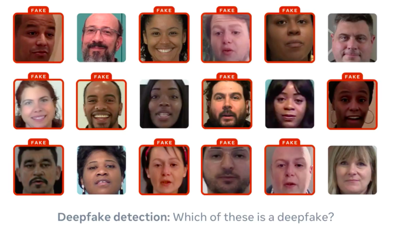 臉書研發出能夠辨別深偽技術（Deepfake）的AI系統，並且往回追溯影像源頭。   圖：翻攝自臉書官網