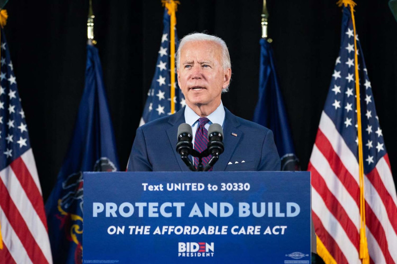 美國總統拜登（Joe Biden）在白宮發表關於疫苗施打進展談話。   圖/Joe Biden臉書粉專