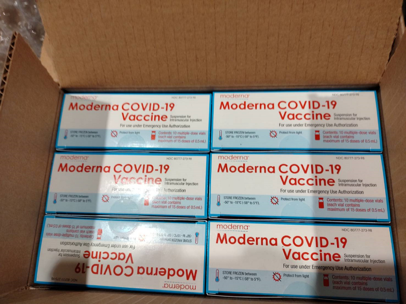 美國贈送的莫德納疫苗將從6月30日開始配送到各縣市。   圖：食藥署／提供