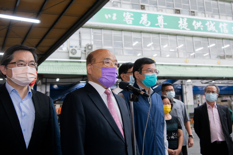 行政院長蘇貞昌今（22）天下午受訪表示，少部分人的惡毒、仇恨語言，不能代表台灣各政黨主要的意見。   圖：行政院提供
