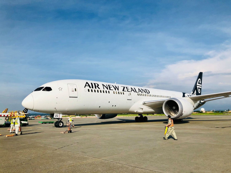 紐西蘭航空宣布恢復台北奧克蘭直飛航班。   翻攝自紐西蘭航空FB