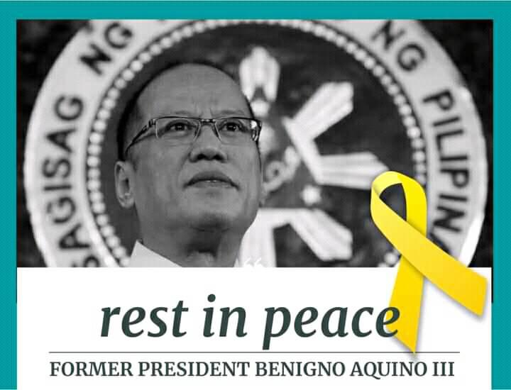 菲律賓前總統艾奎諾三世24日被緊急送醫，不久傳出過世消息，終年61歲。   圖：翻攝自Roi Jusper Irinco Layan臉書