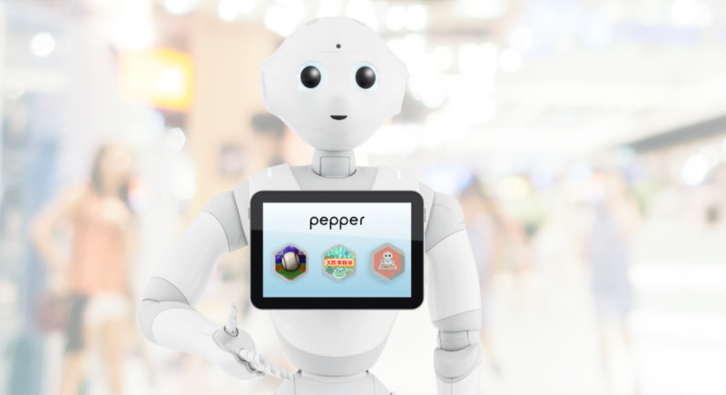 軟銀集團旗下部門已停止生產人形機器人 Pepper。   圖：擷取自鴻海旗下沛博科技官網
