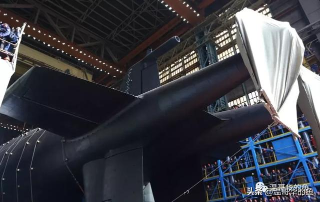 「貝爾哥羅德號」核潛艦被列為俄羅斯高機密等級的軍事設備，目前曝光的照片僅有1張艉部特寫。   圖：翻攝陸網 頭條/溫哥華的魚