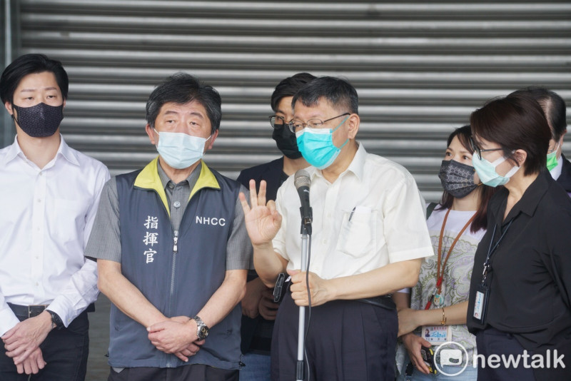 台北市長柯文哲表示之前的環南市場記者會是「遭設局」。   圖：張良一 / 攝